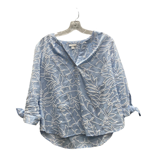 Top 3/4 Sleeve By J. Jill In Blue, Size:Sp