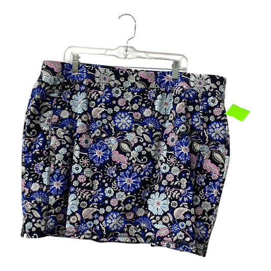 Skort By Talbots In Blue, Size:3X (22$