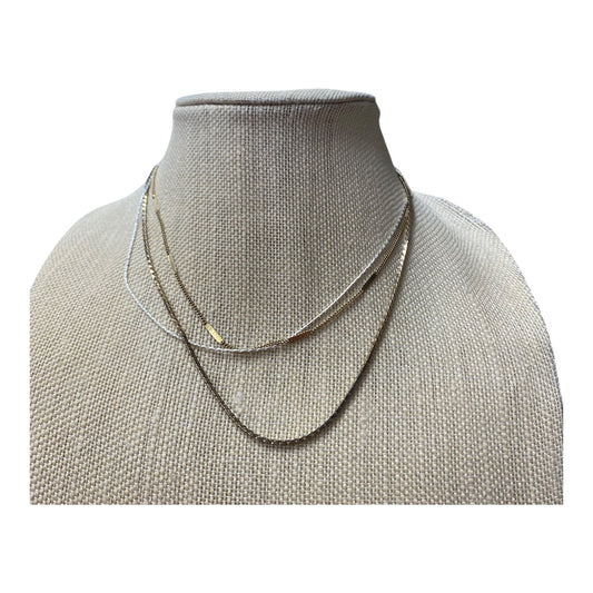 Necklace Lariat & Y-Drop By Jens Pirate Booty In Gold & Silver