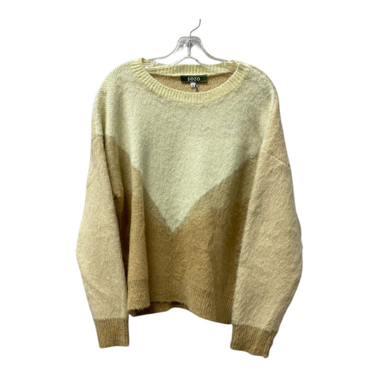 Sweater By Cme In Tan, Size:S