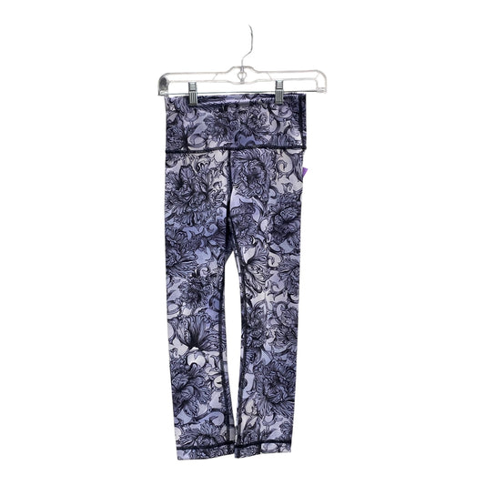 Athletic Leggings Capris By Lululemon In Purple, Size:S