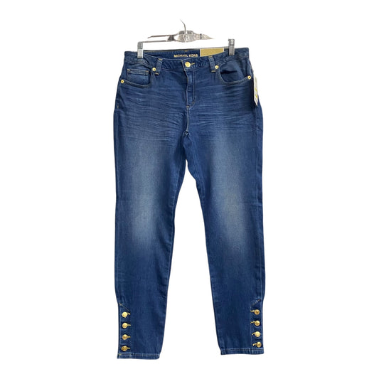 Jeans Skinny By Michael By Michael Kors In Blue Denim, Size:6