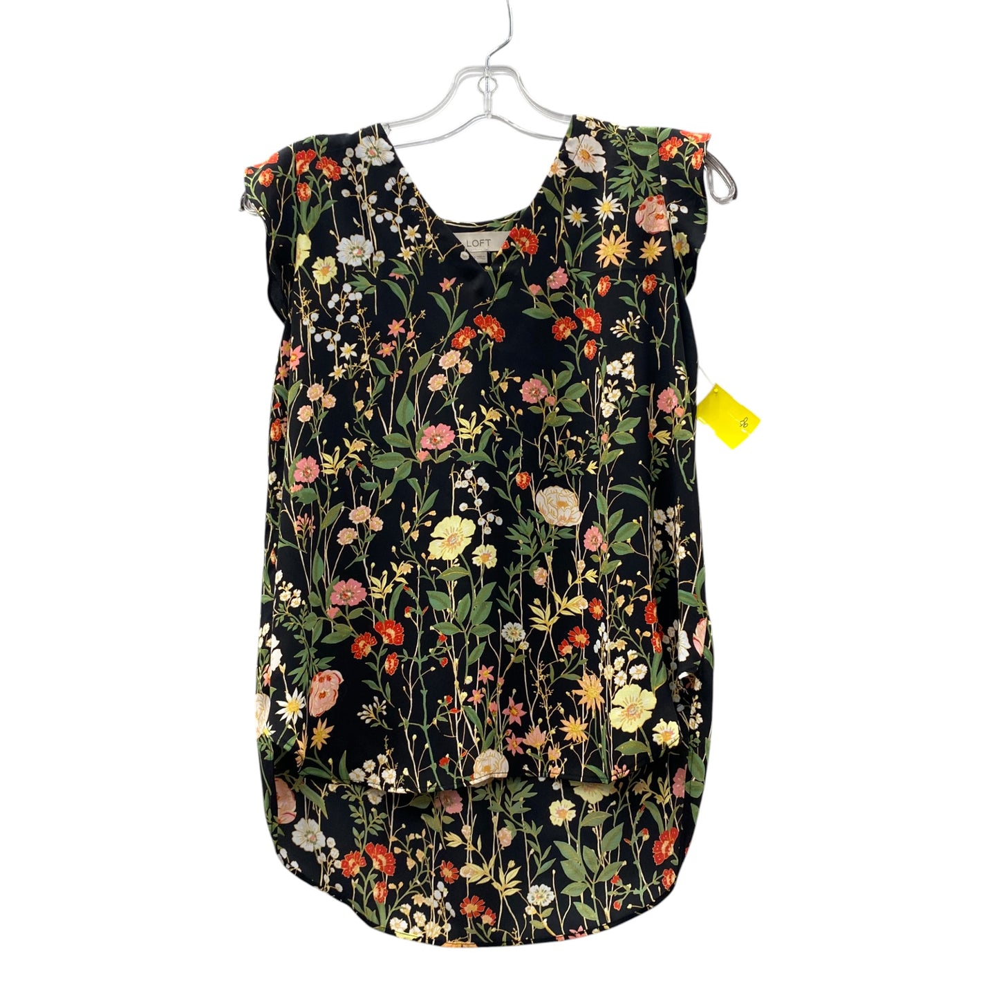 Top Ss By Loft In Black, Size:Sp