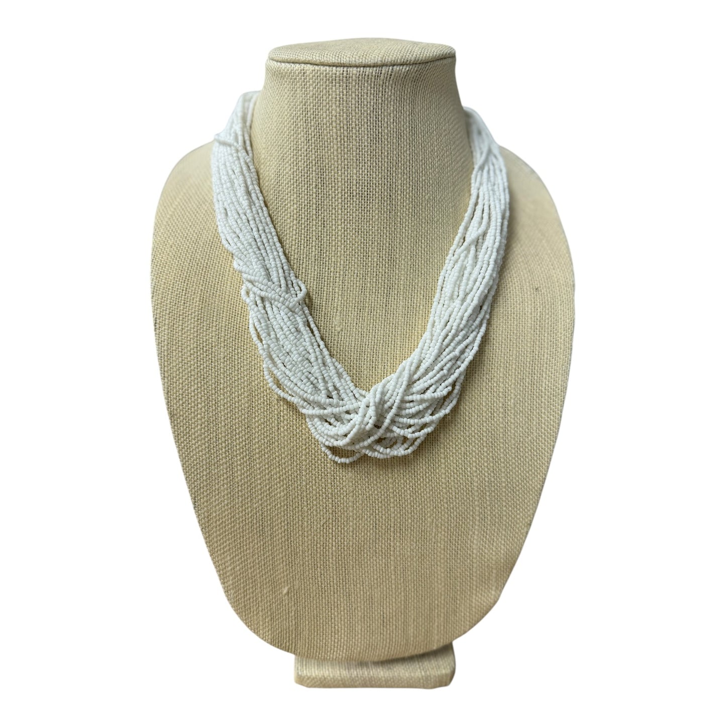Necklace Statement By Chicos In White
