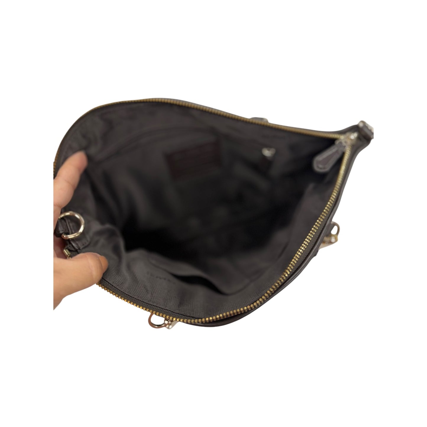 Handbag Designer By Coach In Brown, Size:Medium