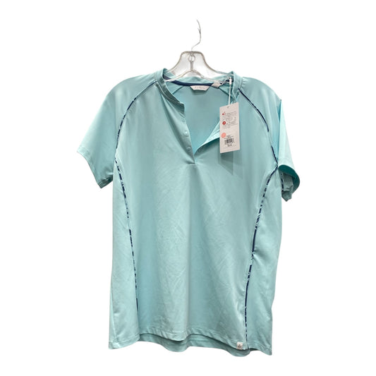 Athletic Top Ss By Lady Hagen In Blue, Size:L