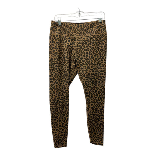 Athletic Leggings By Nike Apparel In Animal Print, Size:L