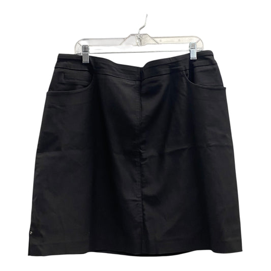 Skort By Hilary Radley In Black, Size:16