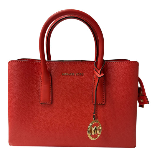 Handbag Designer By Michael Kors In Orange, Size:Medium