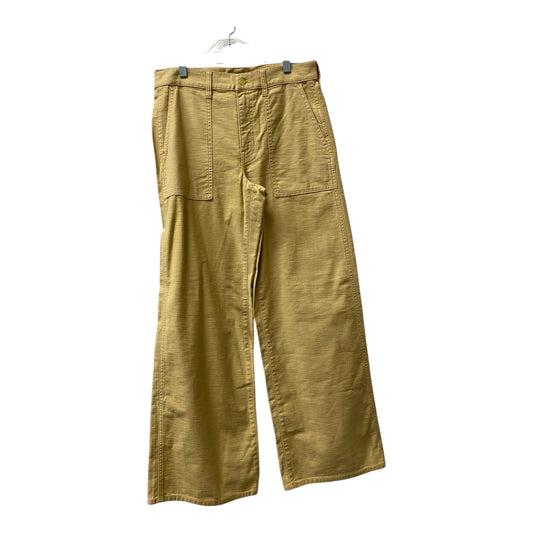 Pants Wide Leg By J. Crew In Tan, Size:2