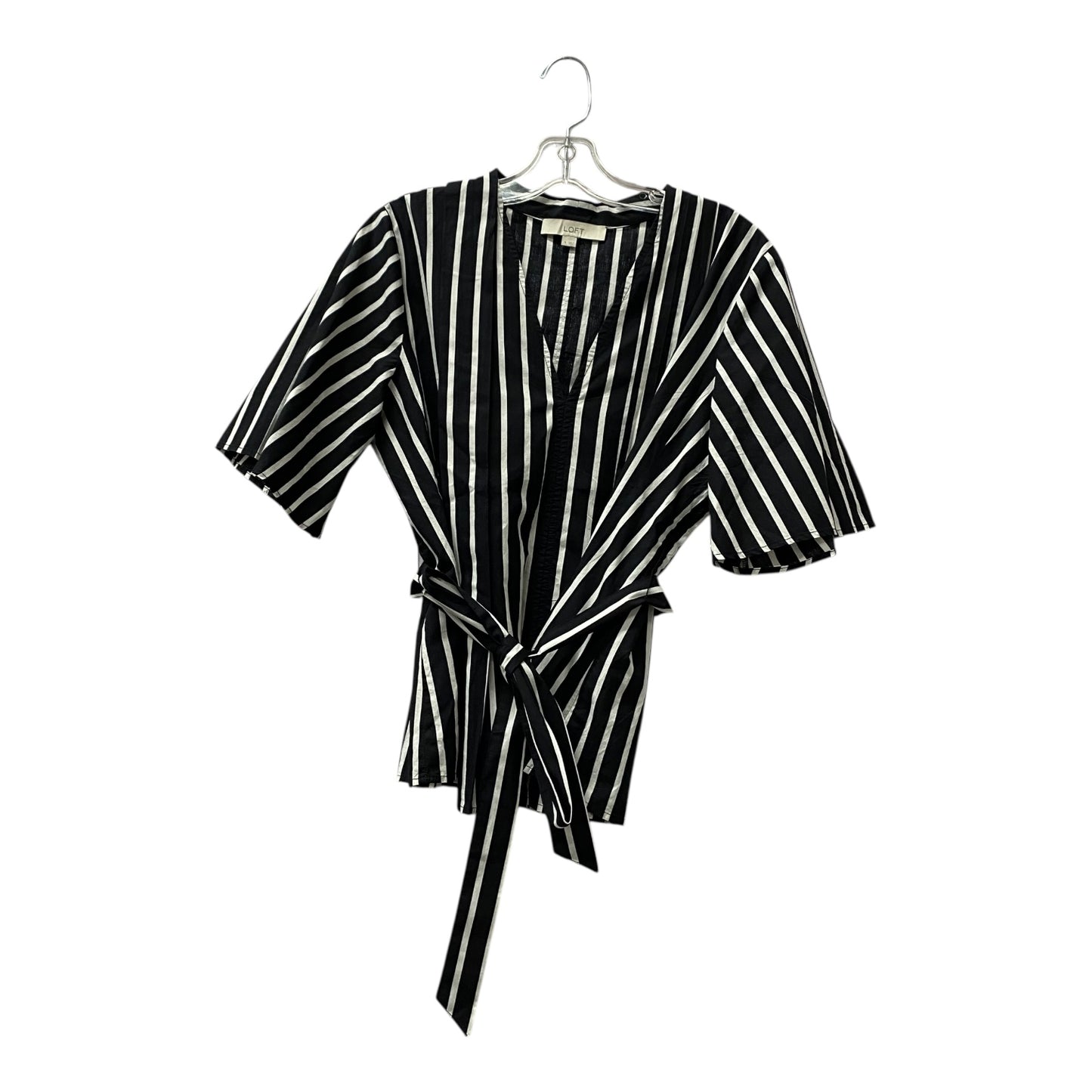Top Ss By Loft In Black & White, Size:M