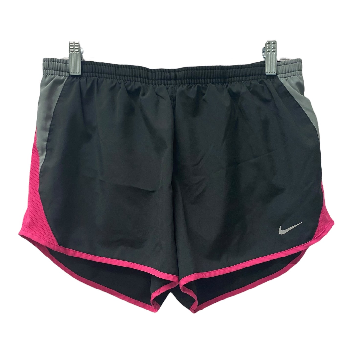 Athletic Shorts By Nike Apparel In Black & Pink, Size:L