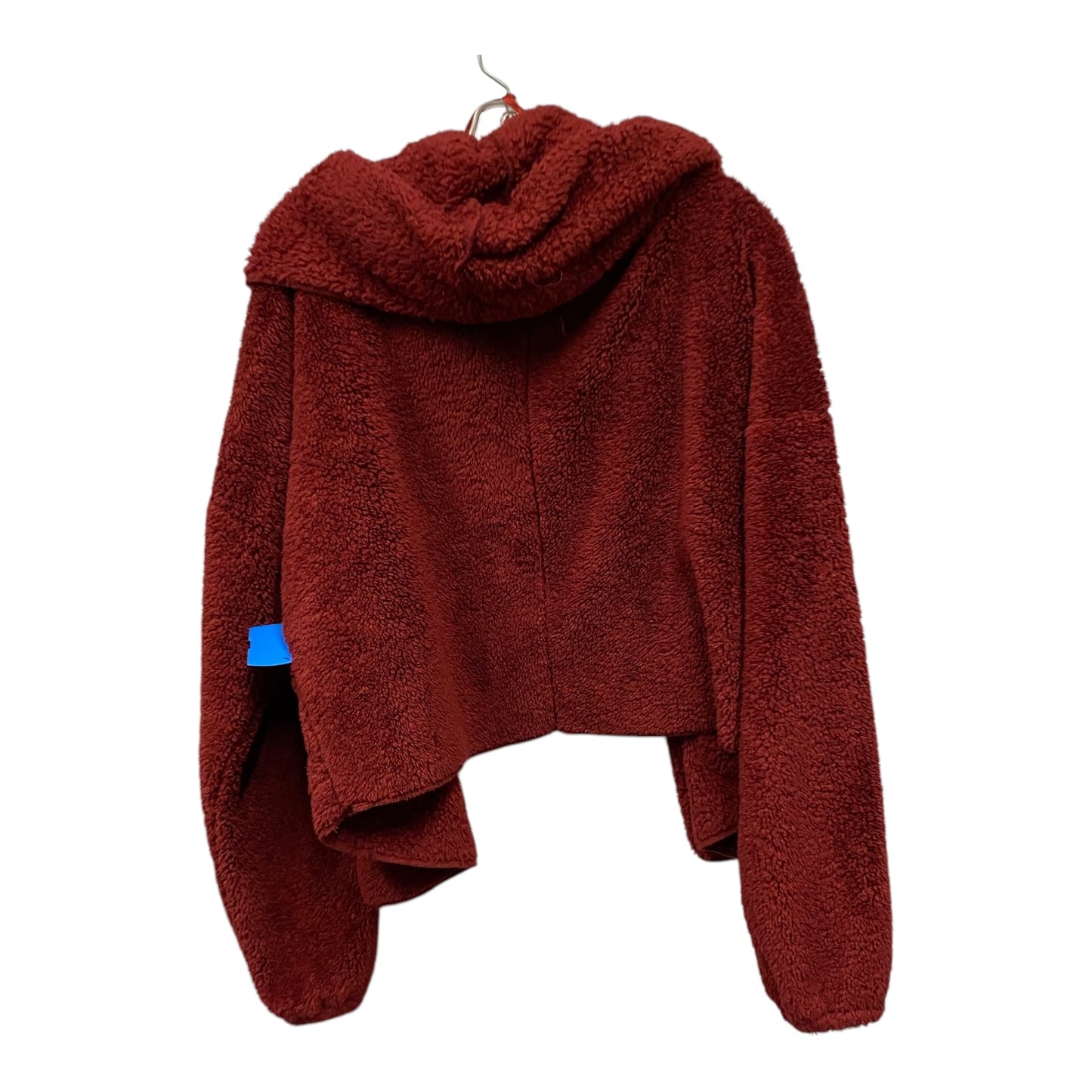 Sweater Cardigan By Favlux In Red, Size:M