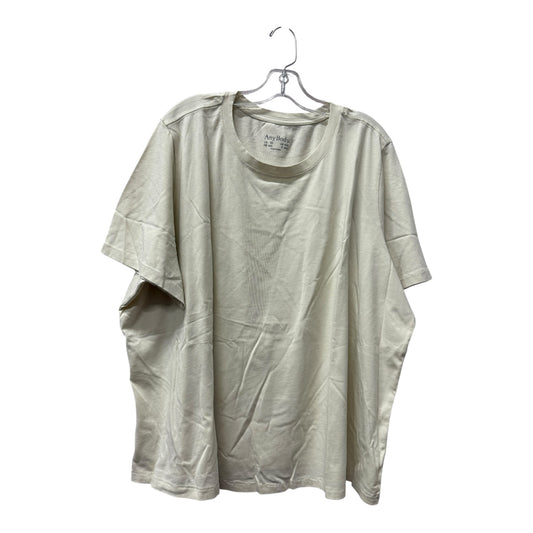 Top Ss By Any Body In Cream, Size:3X