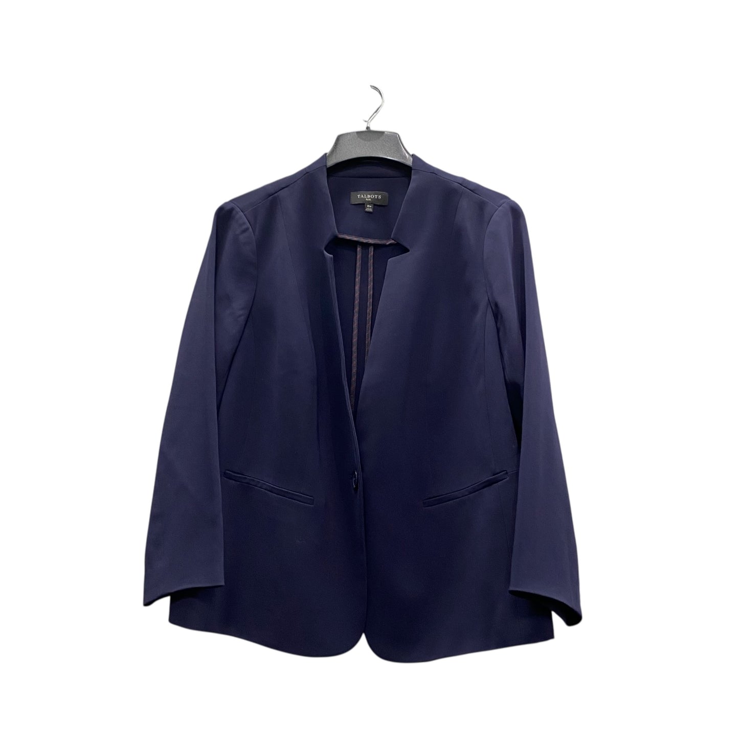 Blazer By Talbots In Navy, Size:Xl