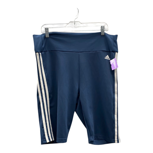 Athletic Skort By Adidas In Blue, Size:Xl