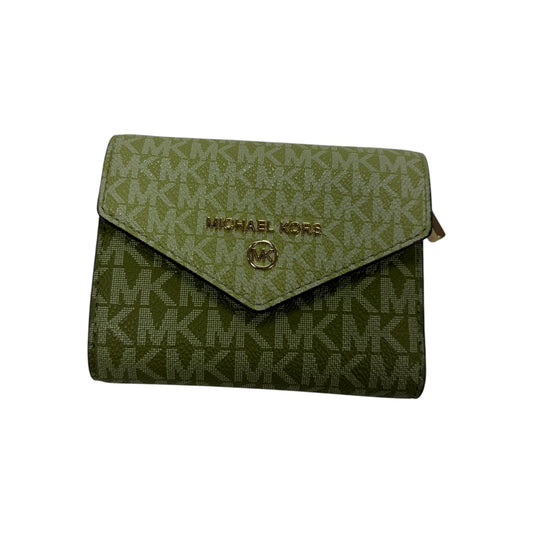 Wallet Designer By Michael Kors In Green, Size:Medium