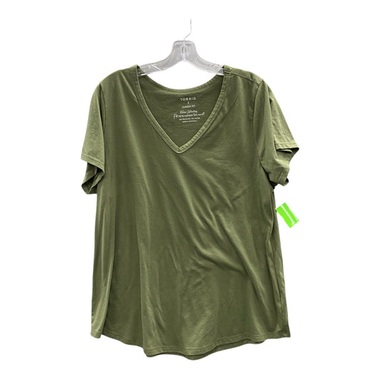Top Ss By Torrid In Green, Size:2X