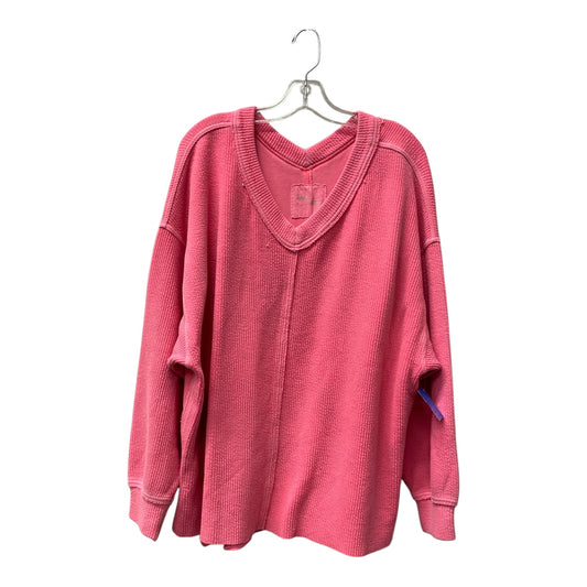 Top Ls By Aerie In Pink, Size:Xl