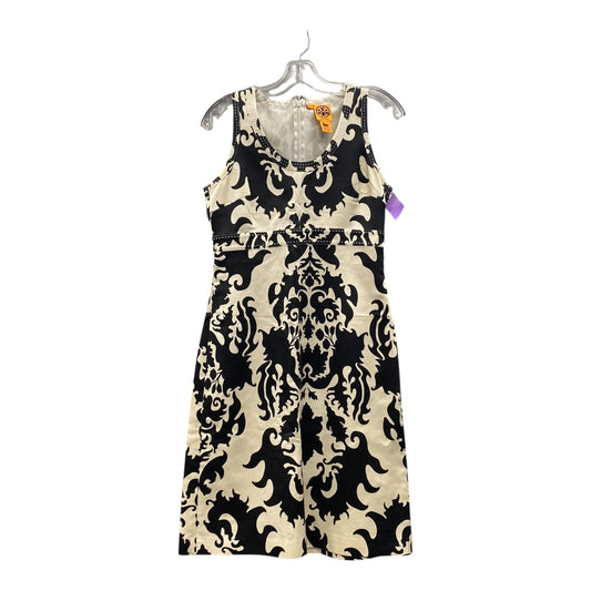 Dress Designer By Tory Burch In Black & Cream, Size:S as is!