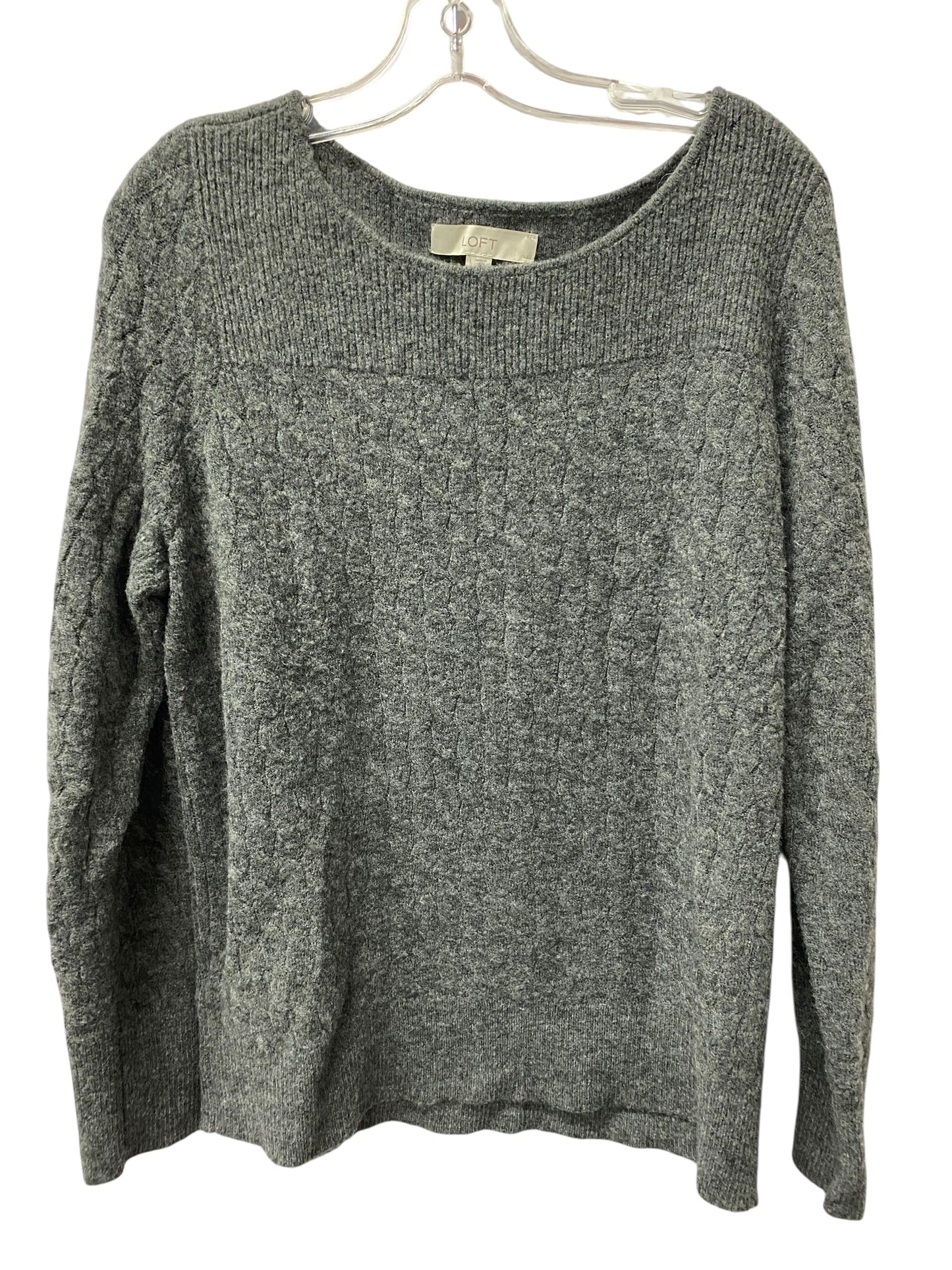 Sweater By Jones New York In Grey, Size:L