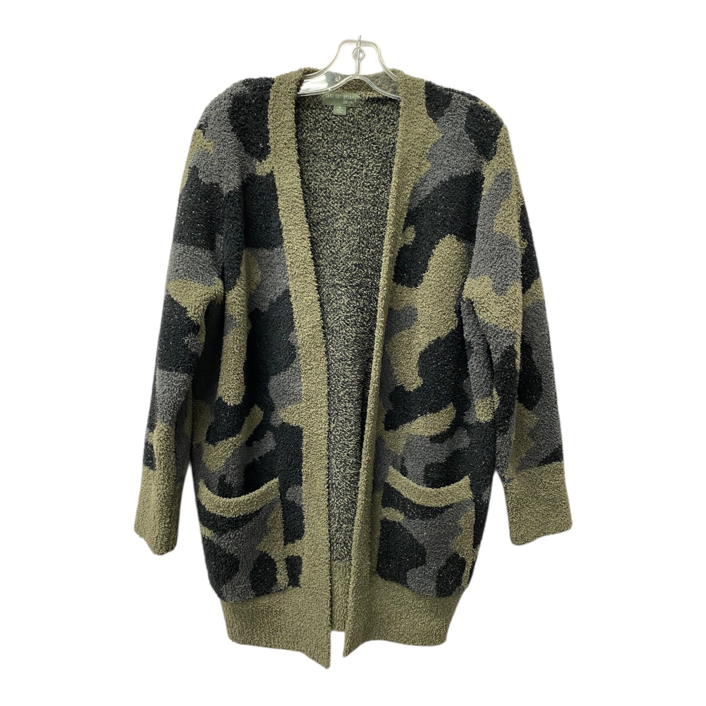 Sweater Cardigan By Barefoot Dreams In Green, Size:M