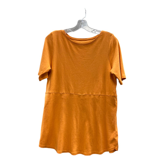 Top Ss Basic By J. Jill In Orange, Size:M