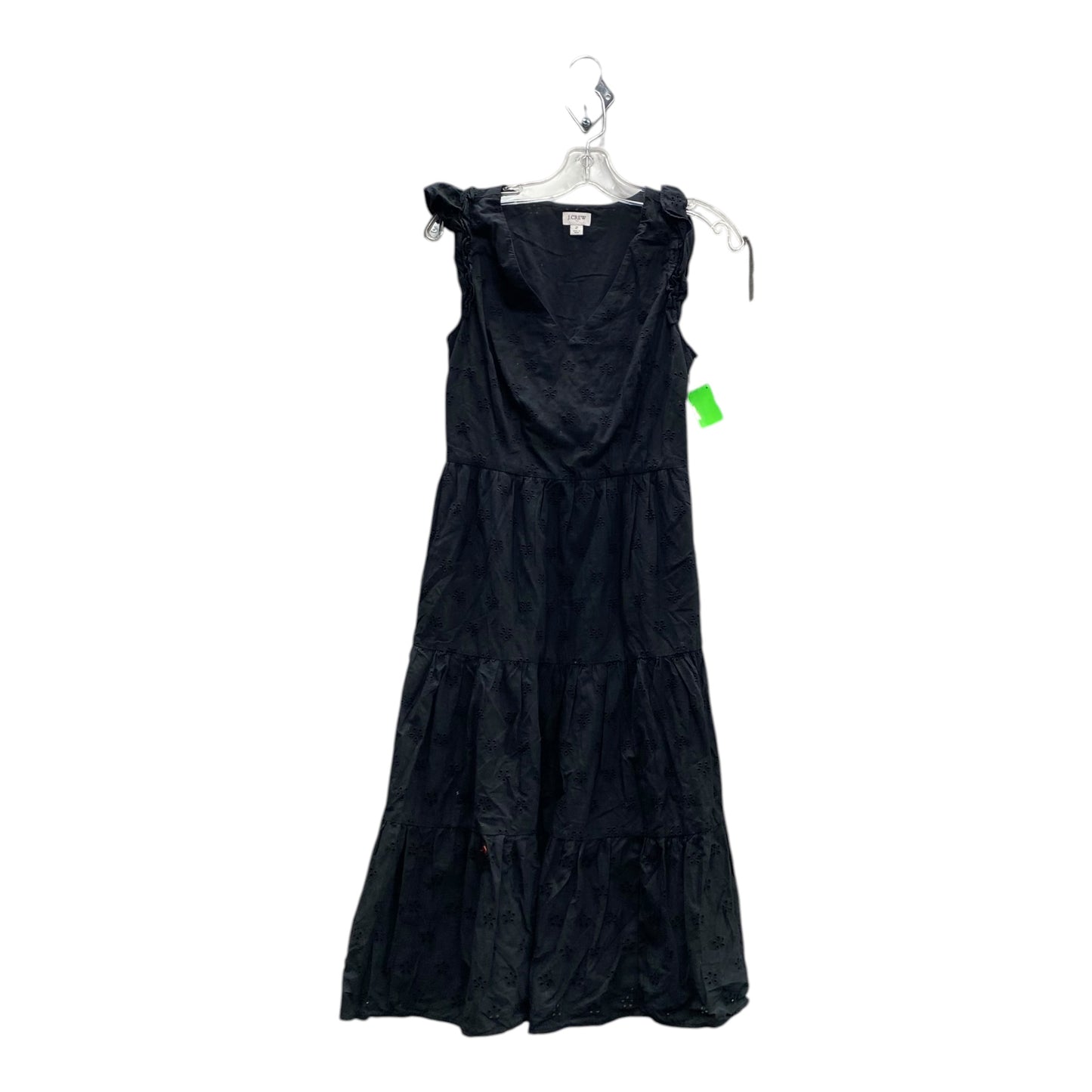 Dress Casual Midi By J. Crew In Black, Size:Xs