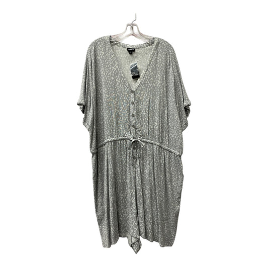 Romper By Torrid In Grey, Size:3X