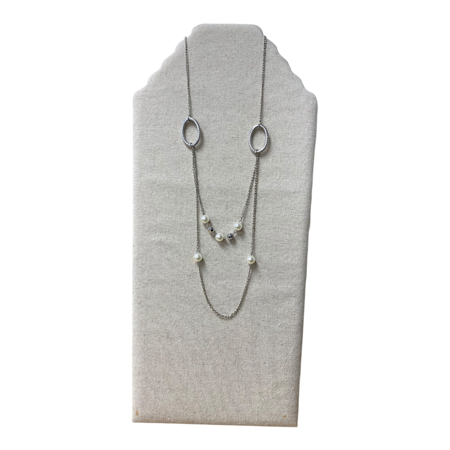 Necklace Layered By Cme In Silver