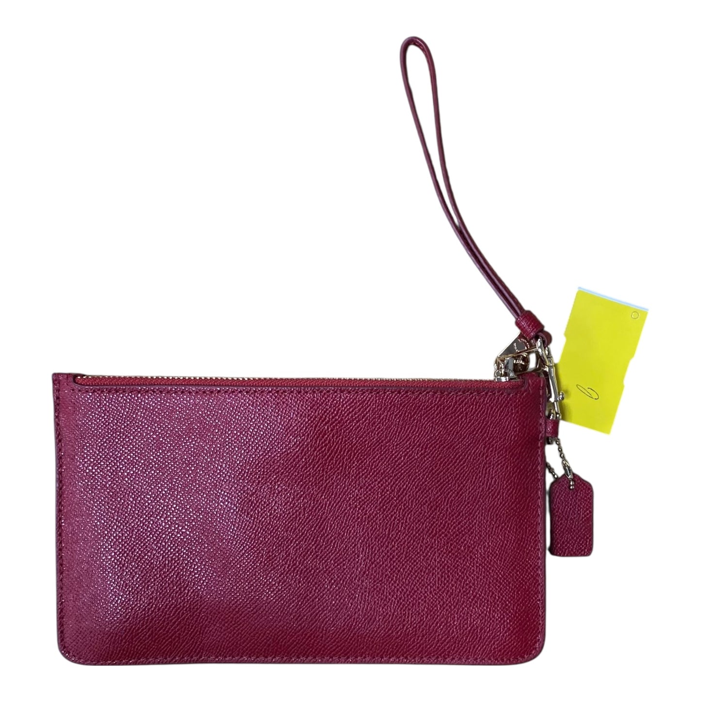 Wristlet Designer By Coach In Red, Size:Large