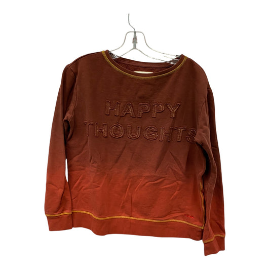 Sweatshirt Crewneck By Peace Love World In Brown, Size:Xs