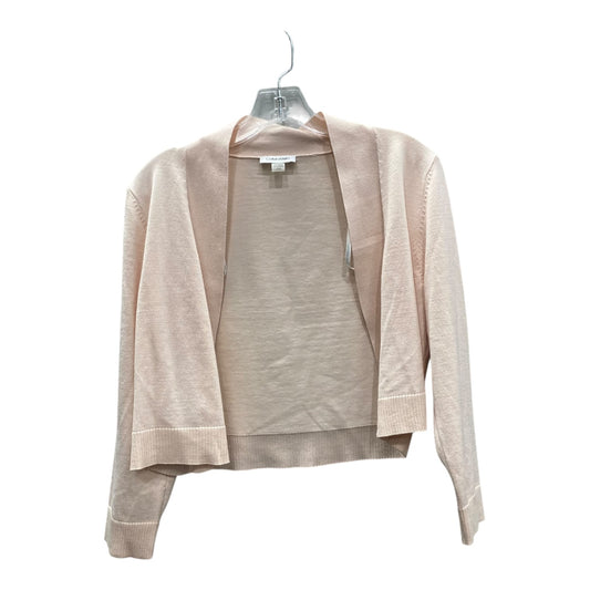 Sweater Cardigan By Calvin Klein In Pink, Size:L
