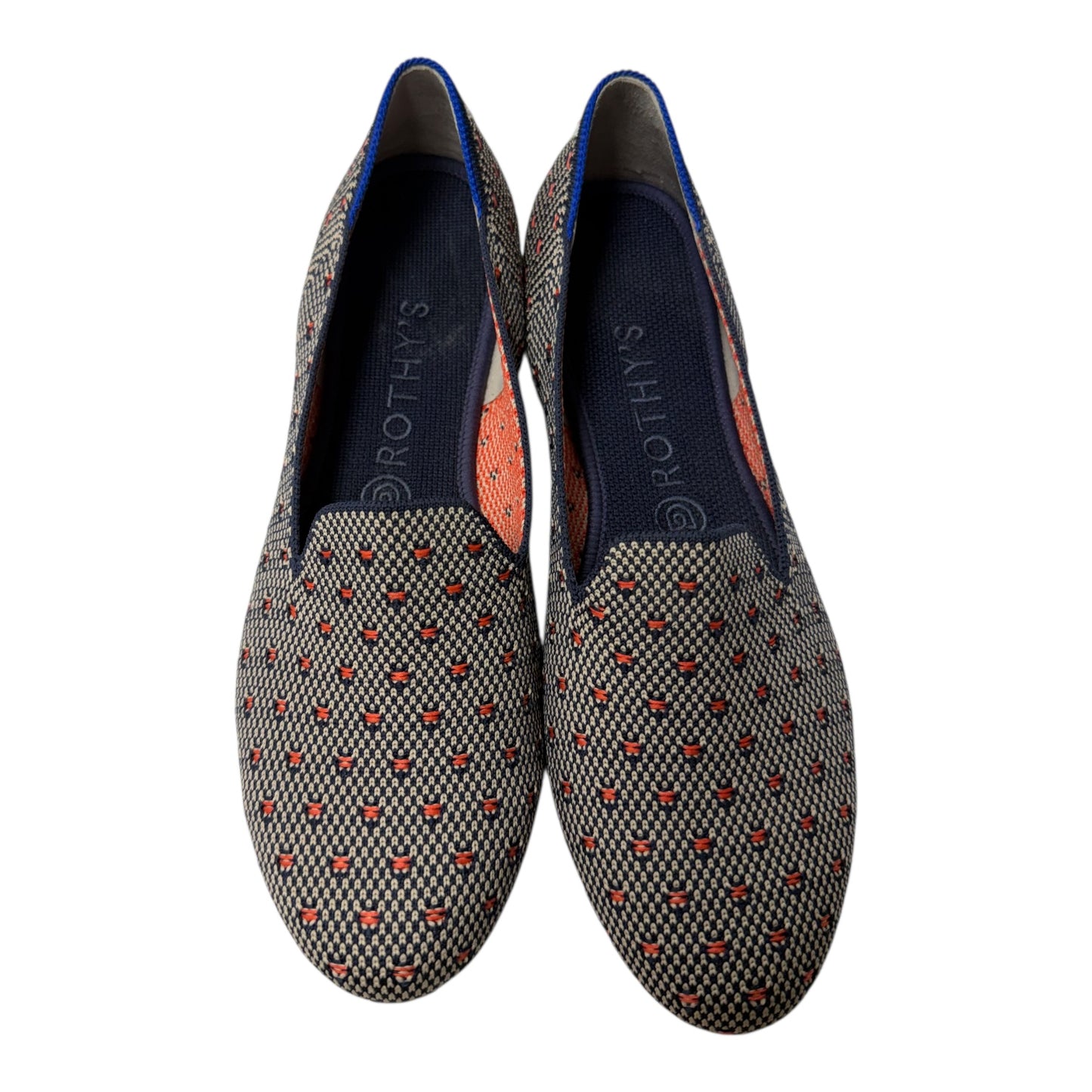 Shoes Flats By Rothys In Purple & Tan, Size:9