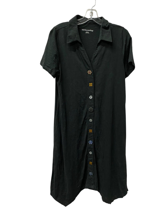 Dress Casual Midi By Soft Surroundings In Black, Size:M