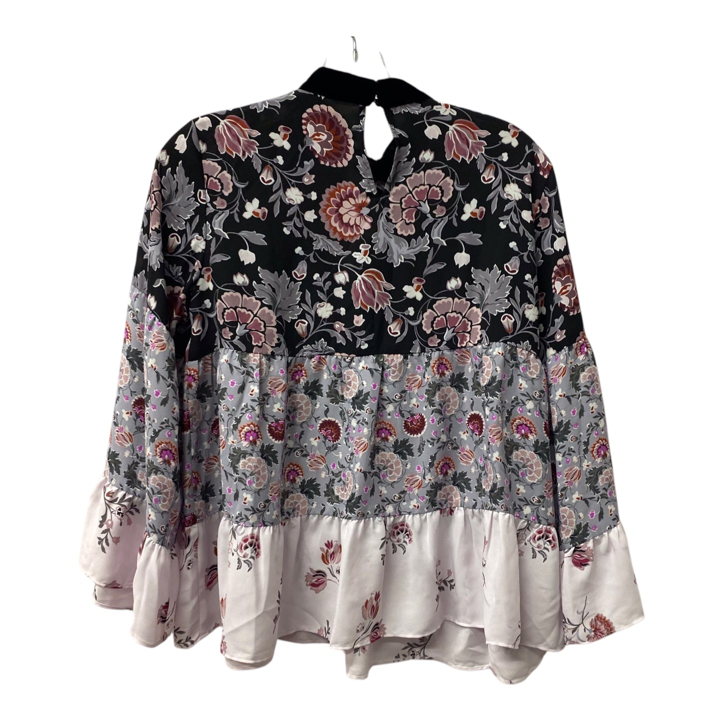 Top Ls By Loft In Black & Pink, Size:Xs