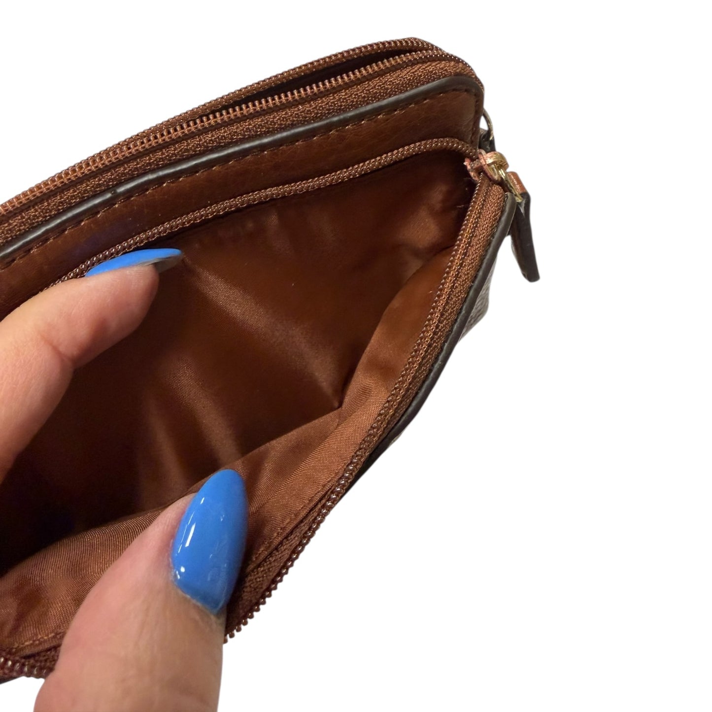 Wallet Designer By Coach In Brown, Size:Small