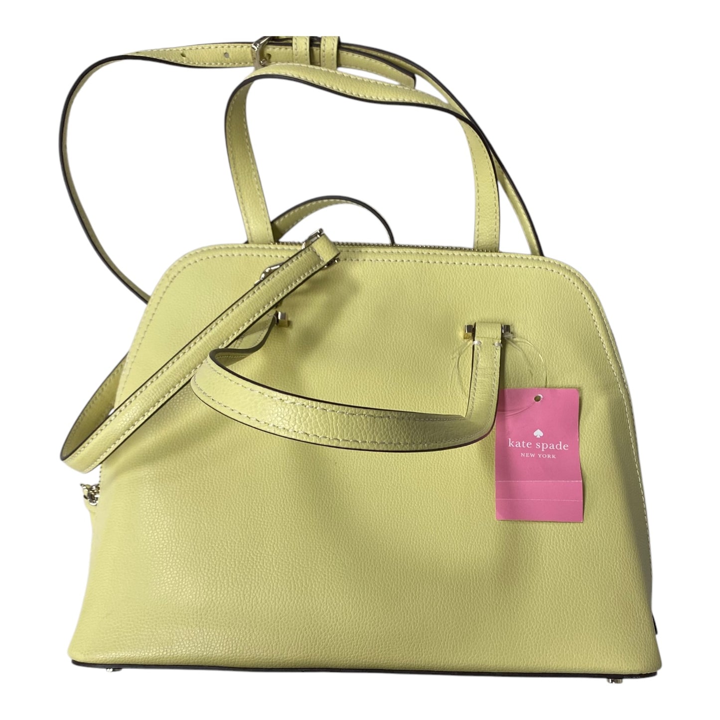 Handbag Designer By Kate Spade In Yellow, Size:Medium