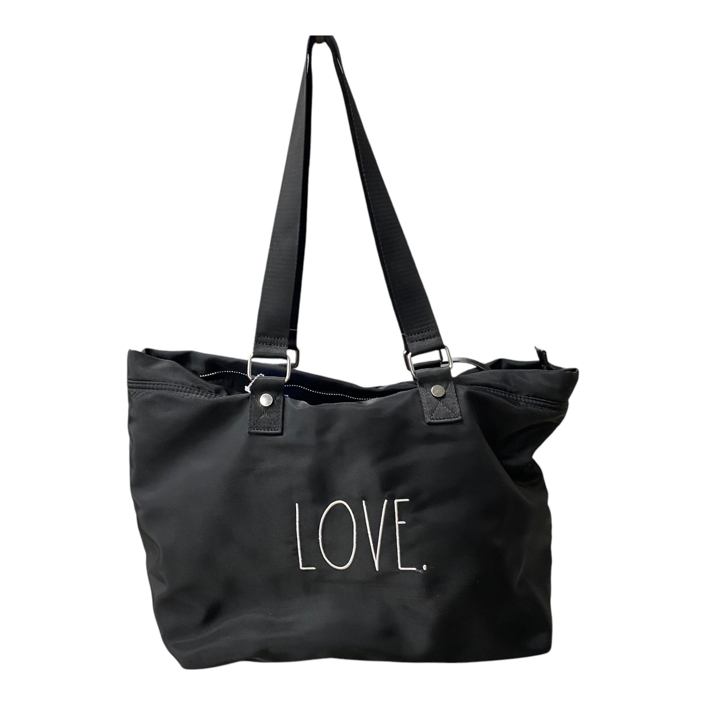 Tote By Rae Dunn In Black, Size:Medium