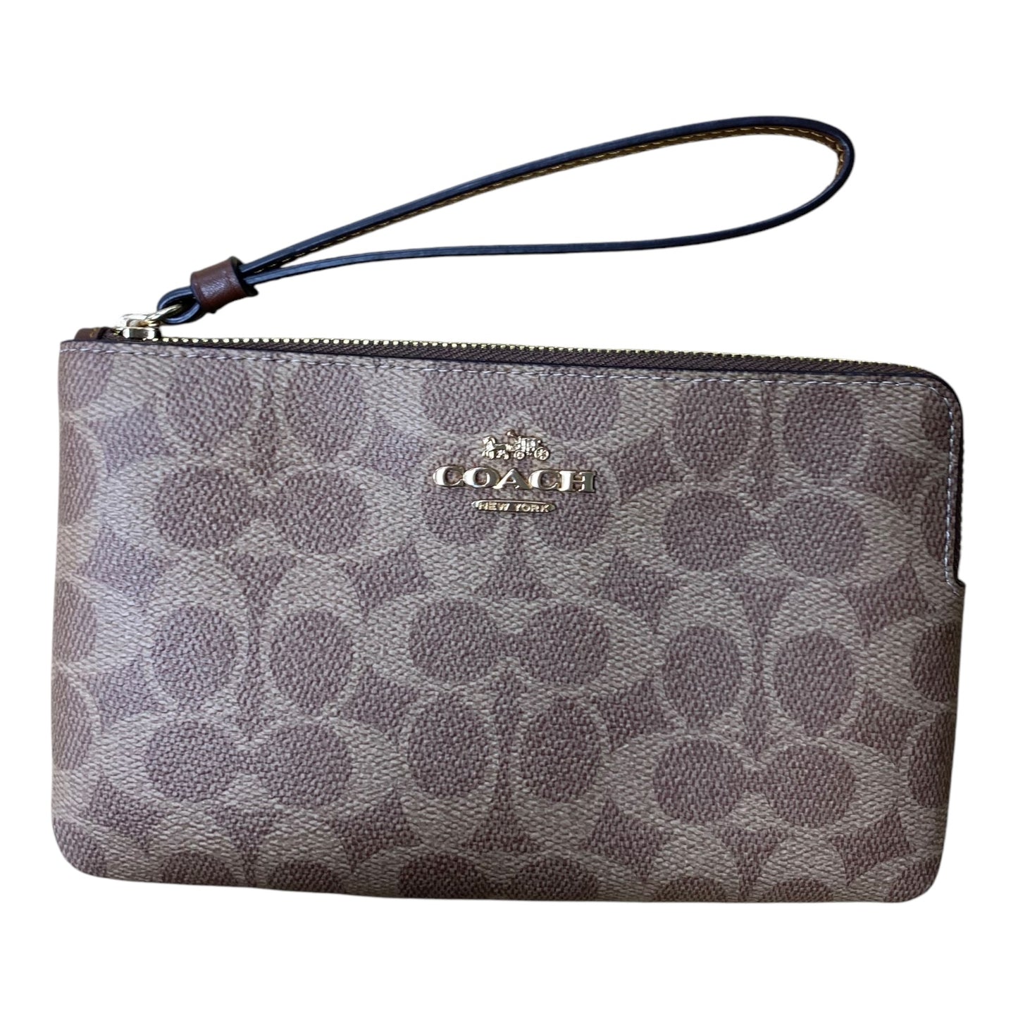 Wallet Designer By Coach In Brown, Size:Medium