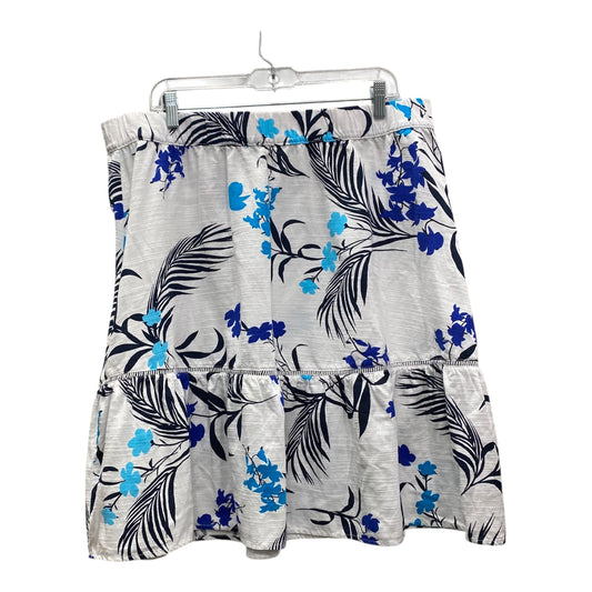 Skirt Mini & Short By Liz Claiborne In White, Size:Xlp