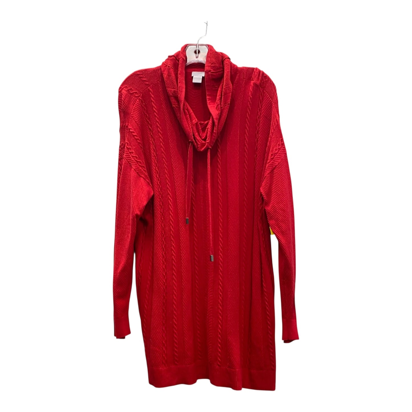 Sweater By Chicos In Red, Size:Xl