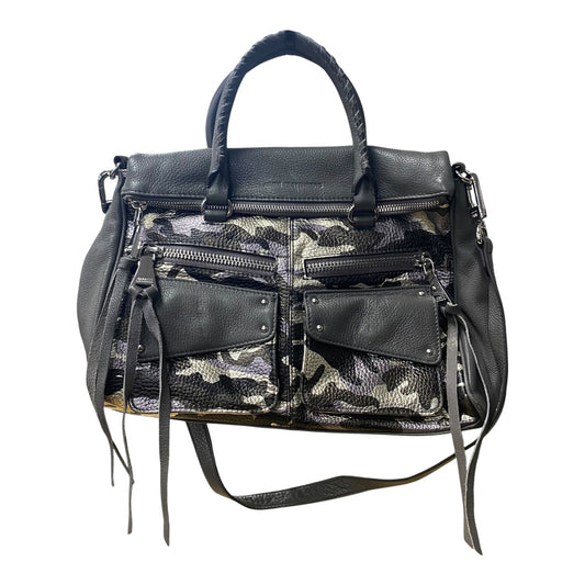 Handbag Leather By Aimee Kestenberg In Grey, Size:Medium