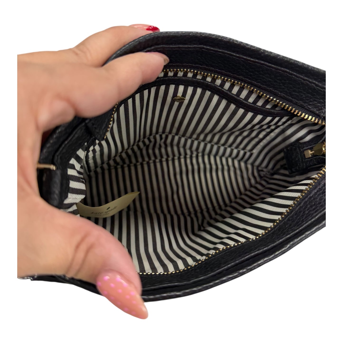 Crossbody Designer By Kate Spade In Black, Size:Medium