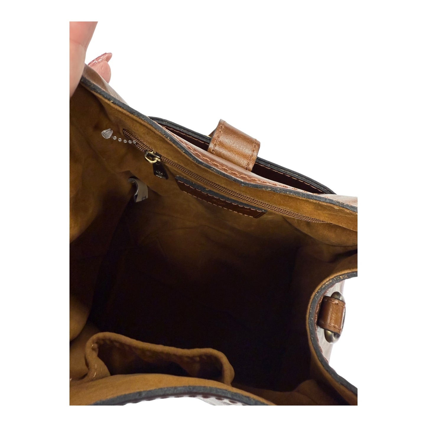 Handbag Designer By Patricia Nash In Brown, Size:Small