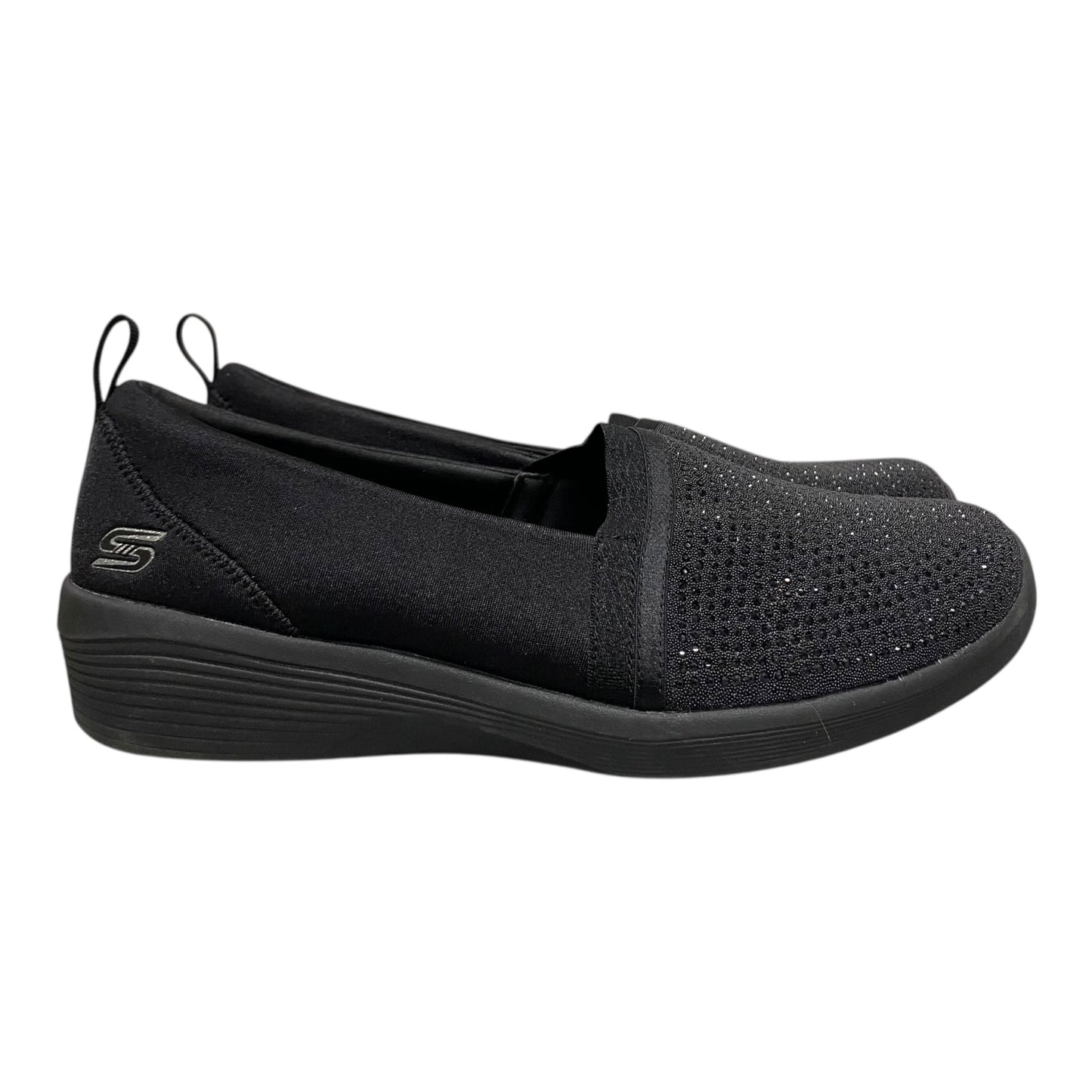Shoes Flats By Skechers In Black, Size:10