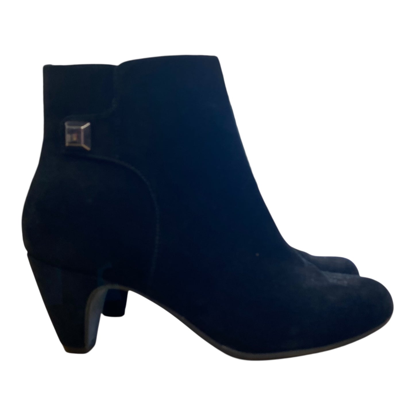 Boots Ankle Heels By Alex Marie In Black, Size:6.5