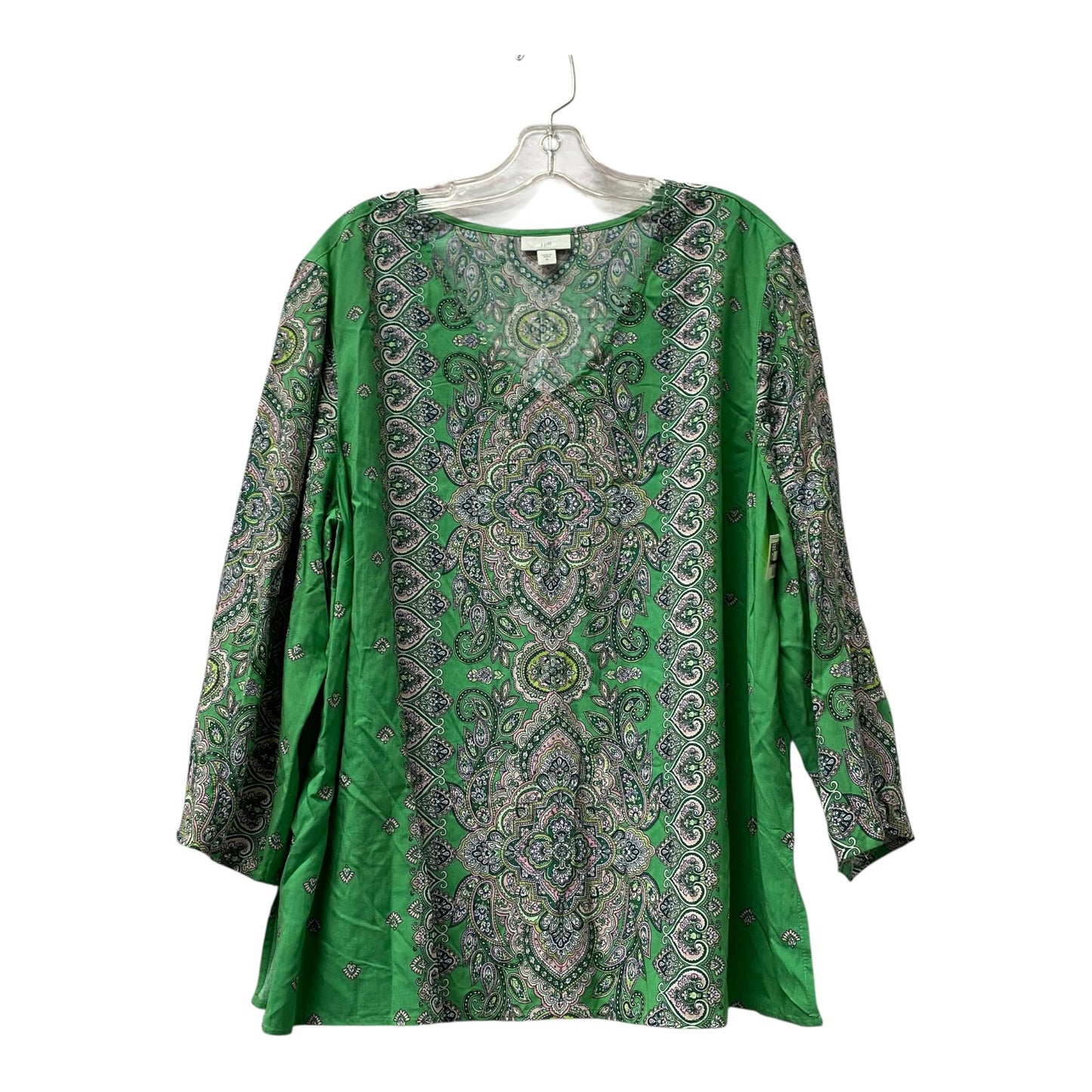 Top Ls By J. Jill In Green, Size:Xl