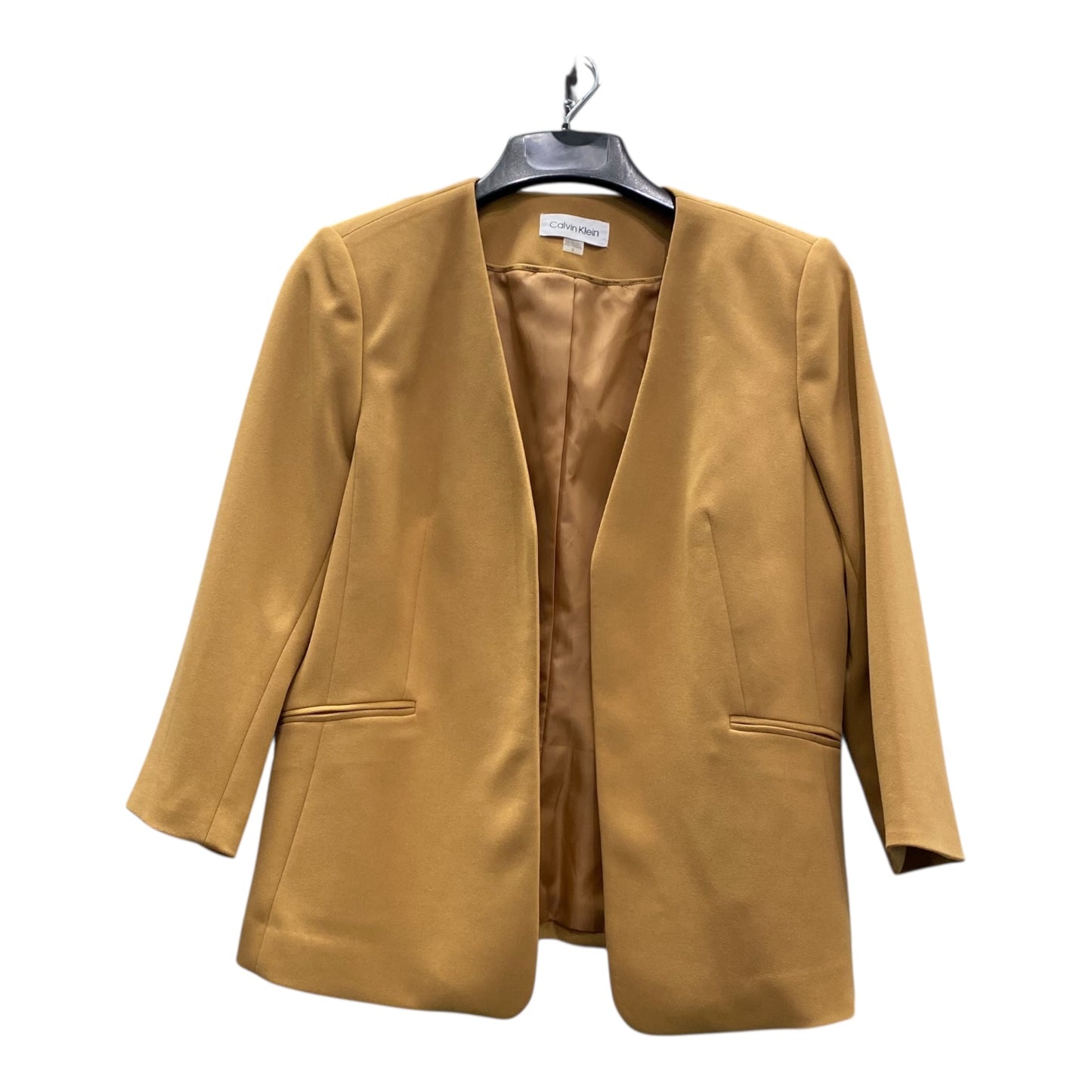 Blazer By Calvin Klein In Brown, Size:L