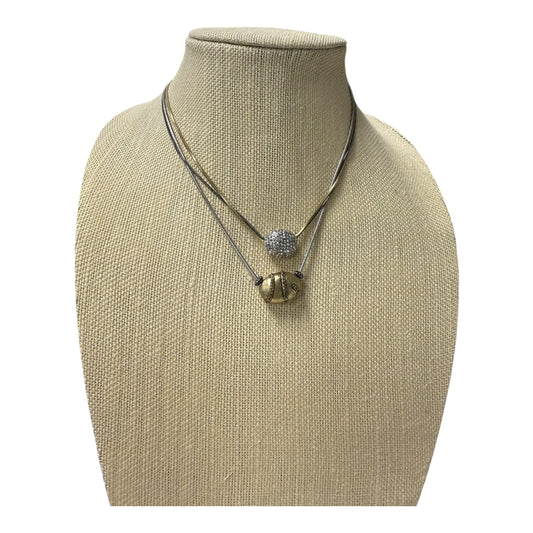 Necklace Layered By Chicos In Gold & Silver